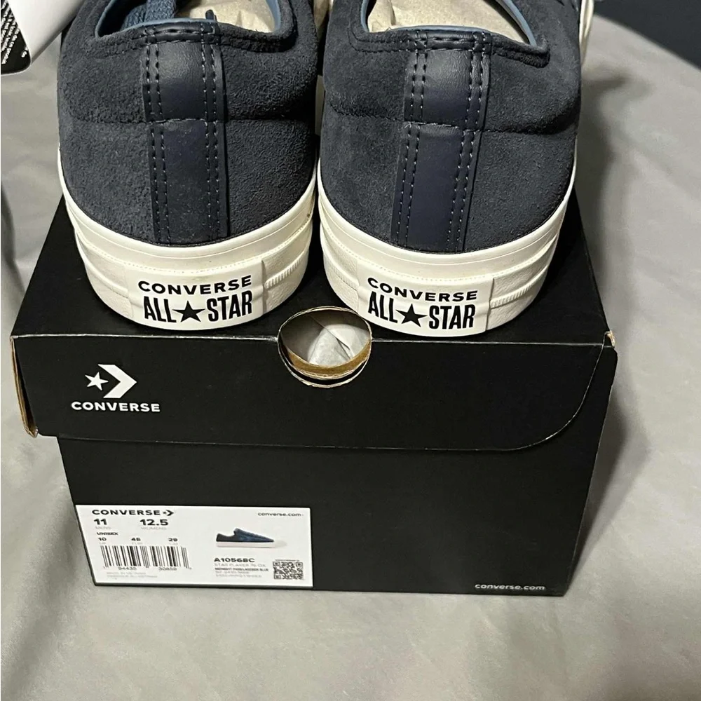 Converse Star Player 76 Ox Unisex Low Men’s Size 10 Suede Midnight Pass - Picture 5 of 7